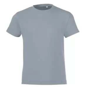 SOLS Childrens/Kids Regent Short Sleeve Fitted T-Shirt (2 Years) (Pure Grey)