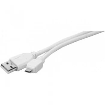 Usb 2.0 A To Micro B Cord White 1.8m