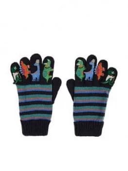 Monsoon Boys Dino Novelty Gloves - Blue