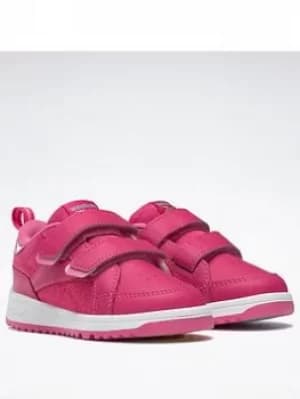 Reebok Weebok Clasp Low Shoes, Black/Red, Size 3.5