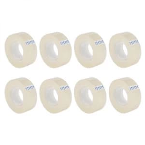 Value Easy Tear Tape 18mm x 33m - Clear (8 Pack)