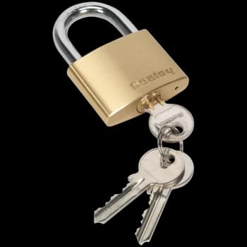 Sealey Brass Padlock 50mm Standard