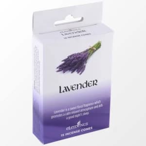 12 Packs of Elements Lavender Incense Cones