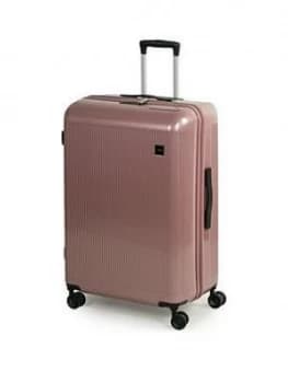 Rock Luggage Windsor Large 8 Wheel Rose Pink Suitcase