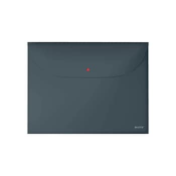 Cosy Privacy Document Wallet with 2 Pockets A4, Velvet Grey - Outer Carton of 12