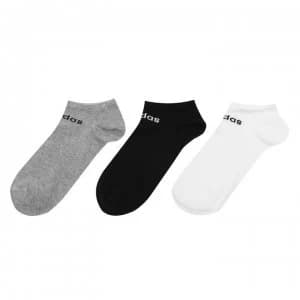 adidas Low Cut Trainer Socks Womens - Blk/Grey/White
