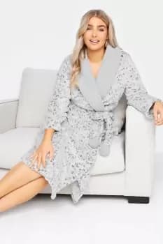 Soft Touch Shawl Collar Dressing Gown