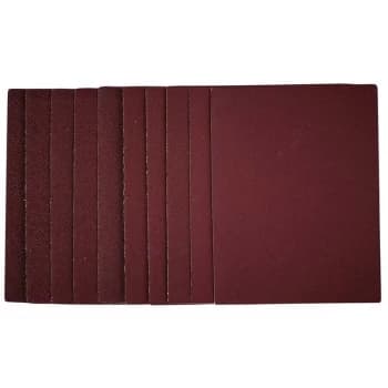 Draper - 54716 1/4 Sanding Sheets, 115 x 150mm, 40 Grit (10 Pack)