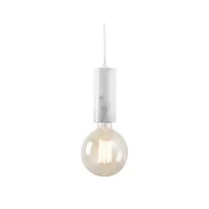 Morphou Ceiling Pendant 1 Light Marble White