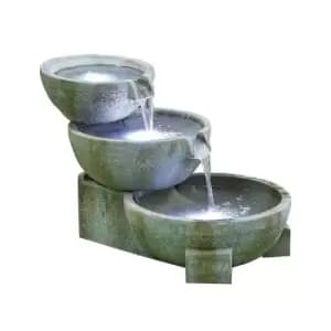 Stylish Fountain Oasis Water Feature with LEDs
