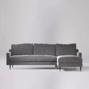 Swoon Reiti Smart Wool Corner Sofa - Right Hand Side - Corner Sofa - Pepper