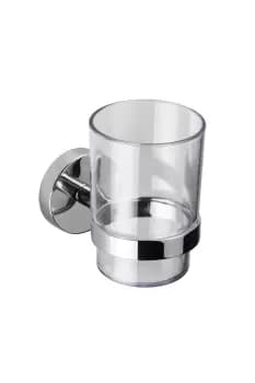 Flexi-Fix Romsey Tumbler and Holder - Silver
