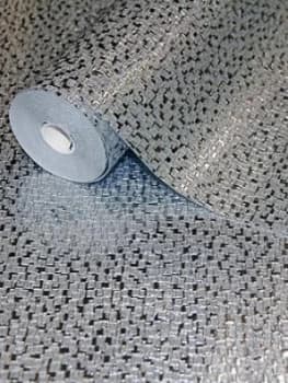 Arthouse Mineral Foil Silver Wallpaper