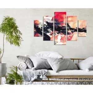 ST246 Multicolor Decorative MDF Painting (5 Pieces)