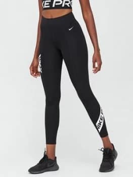 Nike Pro Training Trompe Legging - Black