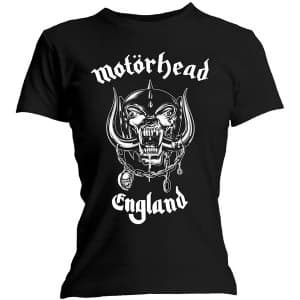 Motorhead - England Ladies Large T-Shirt - Black