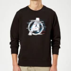 Avengers: Endgame White Logo Sweatshirt - Black