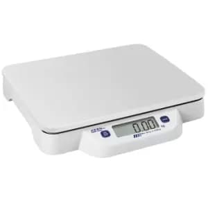 KERN Tabletop scales, low profile design, weighing range up to 10 kg, read-out accuracy 5 g, weighing plate 320 x 260 mm