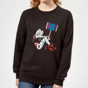 Batman Harley Quinn Womens Sweatshirt - Black - L