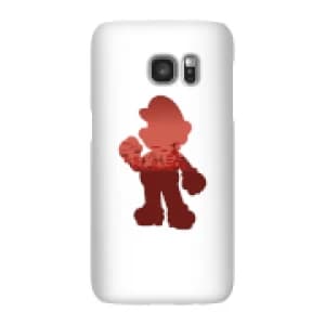 Nintendo Super Mario Mario Silhouette Phone Case - Samsung S7 - Snap Case - Gloss