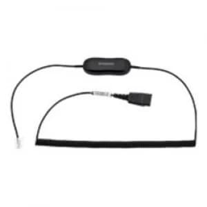 Jabra Smart Cord GN1218, QD To RJ9 For Jabra QD Headsets