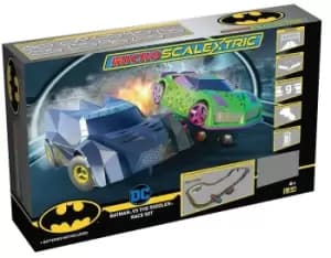 Micro Scalextric Batman vs The Riddler Set Battery Powered Race Set