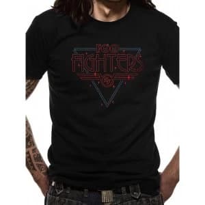 The Foo Fighters - Disco Outline Mens X-Large T-Shirt - Black