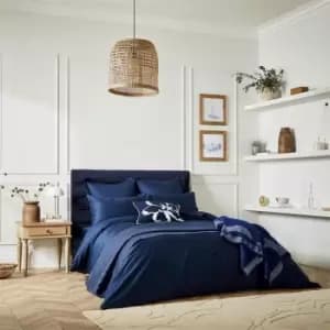 Ted Baker Plain Dye Cotton Duvet Cover - Navy