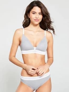 Sloggi Ever Fresh Padded Bra - Grey, Size 32C, Women