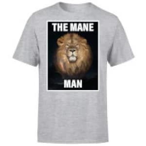 The Mane Man T-Shirt - Grey - 3XL