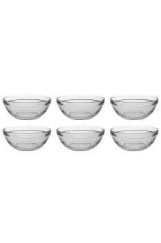 Set of 6 Lys Round Stacking Bowls 14cm