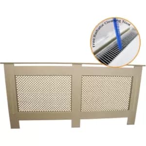 Monstershop - Radiator Cover mdf Unfinished 1720mm - Brown