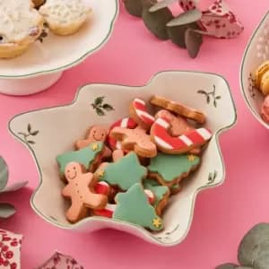 Christmas Tree Dish Green