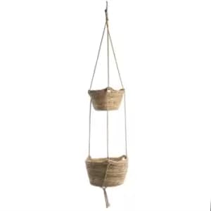 Two Tier Hanging Seagrass Planter M&W