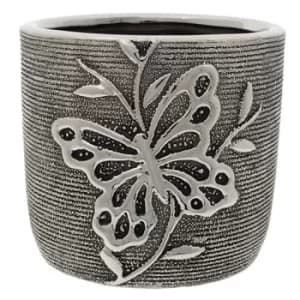 Butterfly Planter Gunmetal Small
