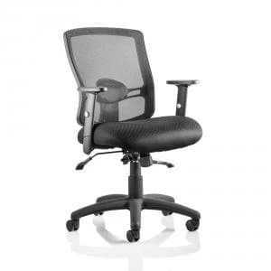 Sonix Portland II Task Operator Chair With Arms Mesh Black Ref