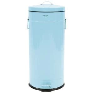 Charles Bentley Retro 30L Pedal Bin - Blue
