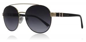 Bvlgari BV6085B Sunglasses Black/Pink Gold 20238G 55mm