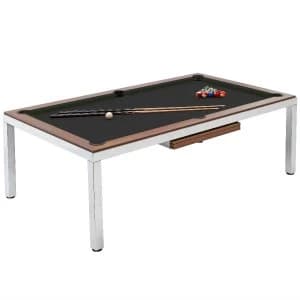 Mightymast Leisure 8ft Cube Slate Pool and Dining Table