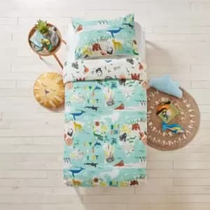 Love Our Earth Kids Duvet Cover Set Blue