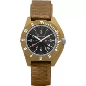 Unisex Marathon Navigato Desert Tan Date Tritium Night Vision Watch