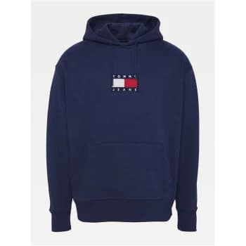 Tommy Jeans Small Flag Hoodie - Twilight Navy