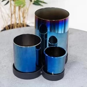 HESTIA? Glass Triple Tealight Holder