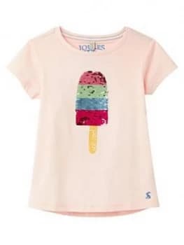 Joules Girls Astra Ice Lolly T-Shirt - Pink