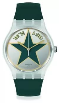 Swatch SO29Z119 STAR DAD Watch