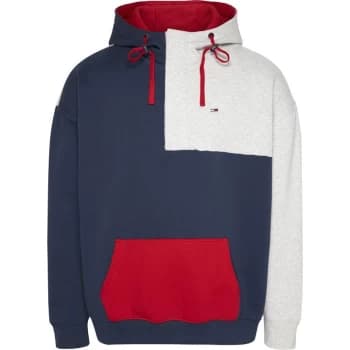 Tommy Jeans Colour Block Hoodie - Navy C87
