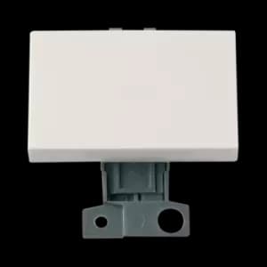 Click Scolmore MiniGrid 10A 2 Way Large Button Switch Module White - MD009PW