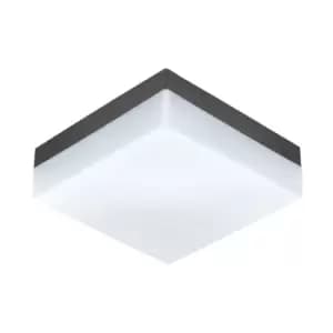 IP44 Outdoor Wall Light Anthracite Plastic 8.2W Built in LED Porch Lamp