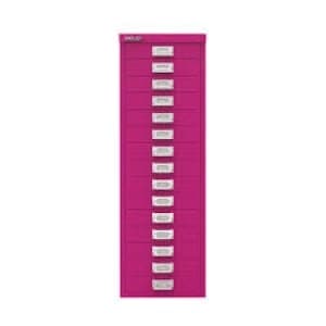 Bisley 15 Drawer Cabinet Fuschia BY78743