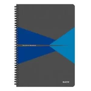 Leitz Office Notebook A4 ruled, wirebound with cardboard cover